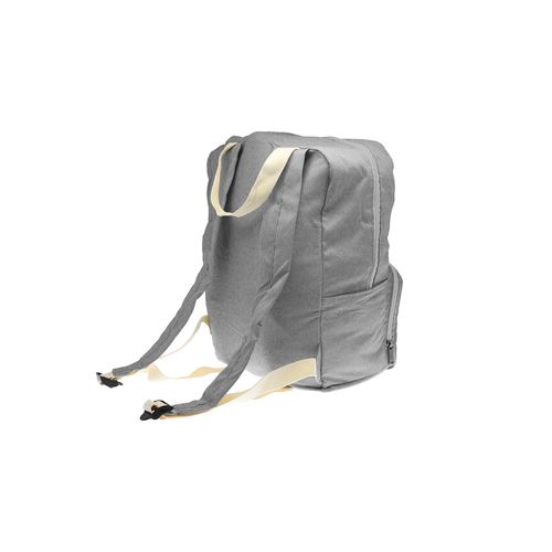 Faltbarer Rucksack 'Cordoba', meliertes Grau RPET