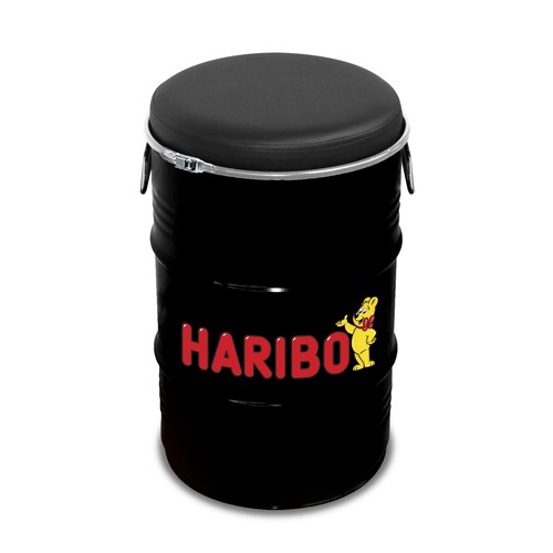 Barrel Seat Sealed Black