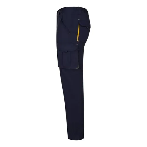 VL FIDES. Two-tone, multi-pocket stretch trousers (240g/m²), in cotton (46%), EME (38%) and polyester (16%) VL FIDES. Two-tone, multi-pocket stretch trousers (240g/m²), in cotton (46%), EME (38%) and polyester (16%)