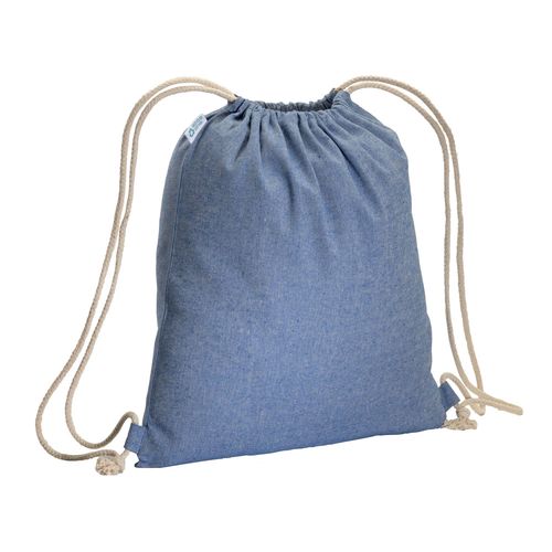 180 g/m2 recycled cotton backpack, with drawstring closure 180 g/m2 recycled cotton backpack, with drawstring closure