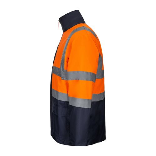 VL JUNO. Two-tone 4-in-1 parka (180g/m²), in polyester (100%) with PU coating