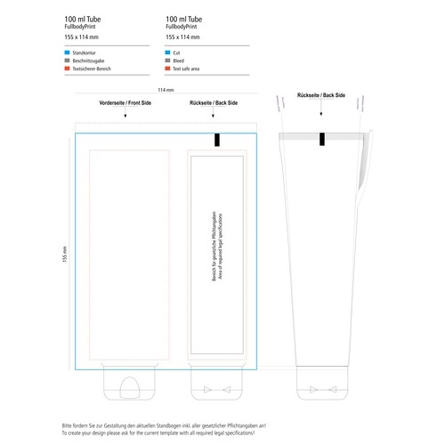 Body & After Sun Lotion (sensitive), 100 ml tube Body & After Sun Lotion (sensitive), 100 ml tube