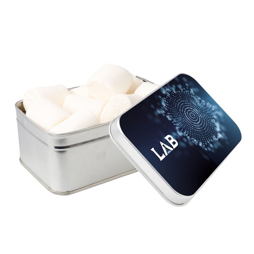 Boîte rectangulaire remplie de bonbons Boîte rectangulaire remplie de bonbons