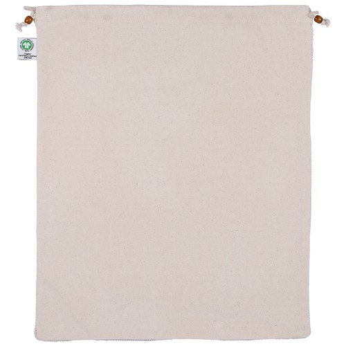 ORGANIC COTTON BIG DRAWSTRING BAG