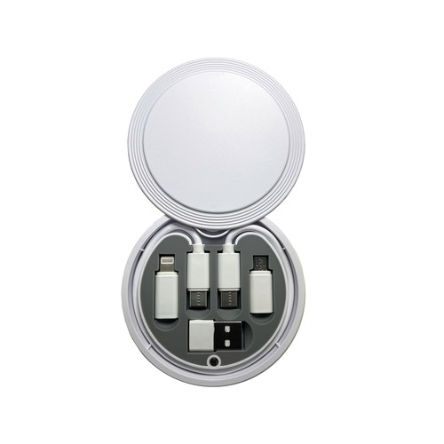 Set di cavi multiconnessione 48 cm bianco Set di cavi multiconnessione 48 cm bianco
