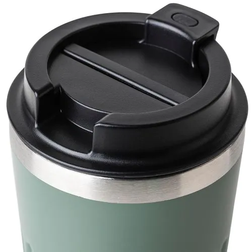 Mug double paroi en acier inoxydable recyclé de 400 ml Chiara