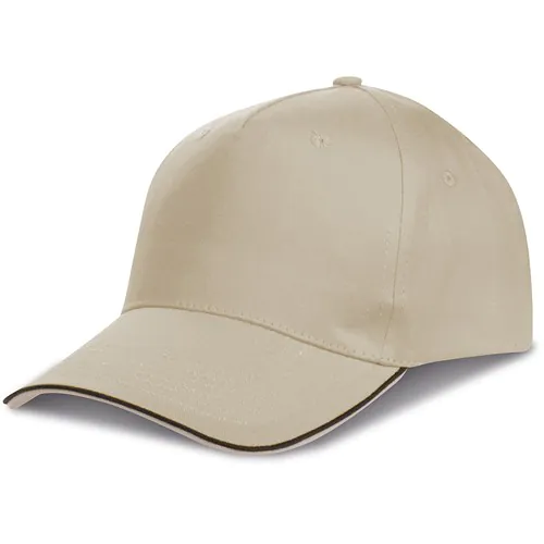 CAPPELLINO 5 PANNELLI PIPING IN COTONE 100%