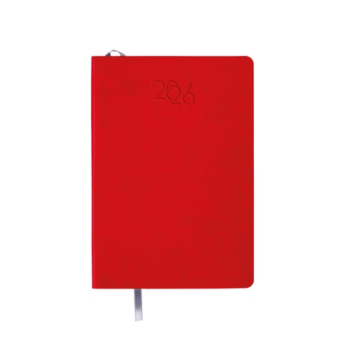 Agenda quotidien 2026 avec couverture souple en PU résistant à la chaleur Agenda quotidien 2026 avec couverture souple en PU résistant à la chaleur