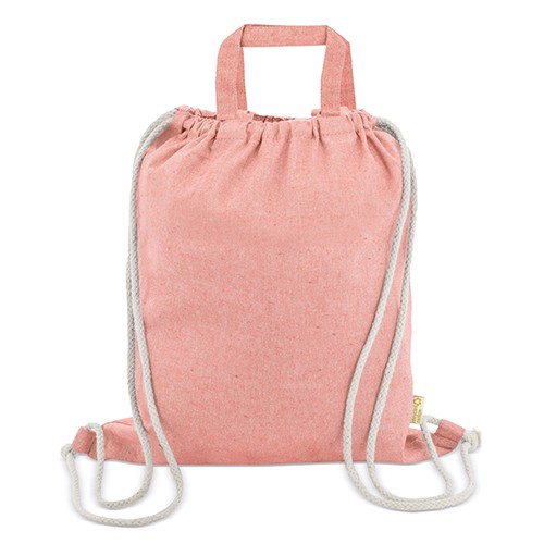 Shopping bag/drawstring backpack 150g/m2 Noir