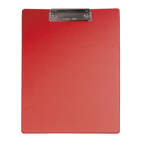 Plastic A4 folder with metal clip