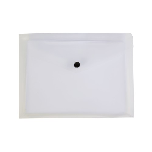 Busta portadocumenti in PP 150 con 1 tasca e chiusura a clip (A5), con soffietto Busta portadocumenti in PP 150 con 1 tasca e chiusura a clip (A5), con soffietto