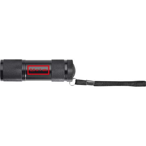 Aluminium zaklamp 9 LED