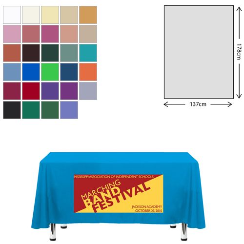 Premium Fabric Tablecloth - 138x178cm (4ft Table - Short Drop) Premium Fabric Tablecloth - 138x178cm (4ft Table - Short Drop)