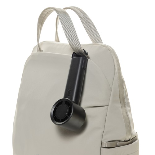 Twist RCS recycled plastic re-chargeable portable fan