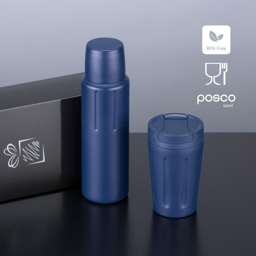 SCANDIC SET: COFFEE MUG AND THERMOS