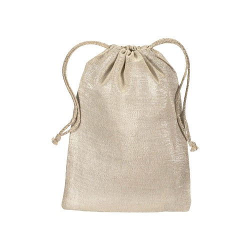 90 g/m2 bright polycotton gift bag with drawstring closure