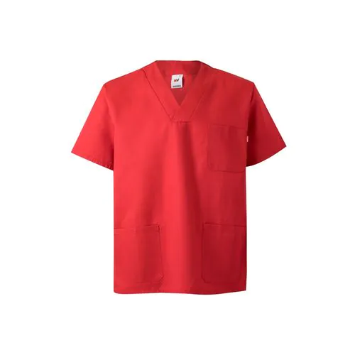 VL ILLAPA. Tunique en sergé (190g/m²) à manches courtes, en polyester (65%) et coton (35%)