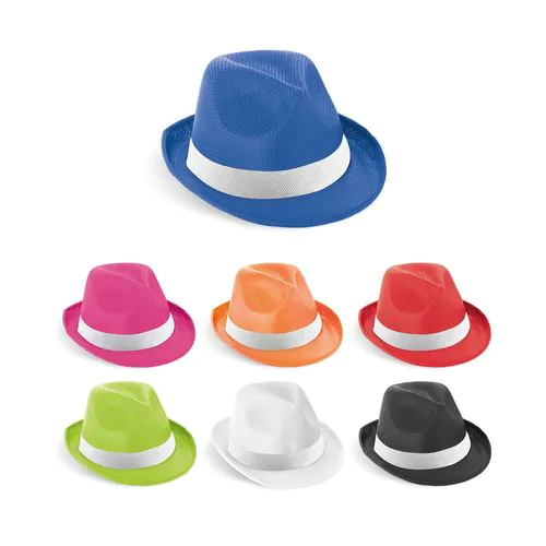 MANOLO POLI. Gorro en PP con cinta de poliéster blanca MANOLO POLI. Gorro en PP con cinta de poliéster blanca