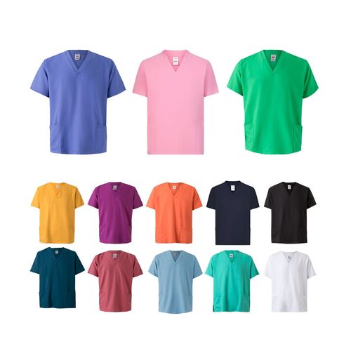 VL FLORA. Short-sleeved tunic (140 g/m²) made from 100% microfibre VL FLORA. Short-sleeved tunic (140 g/m²) made from 100% microfibre