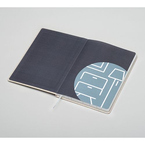 Mindnotes® diary in a LINO hardcover