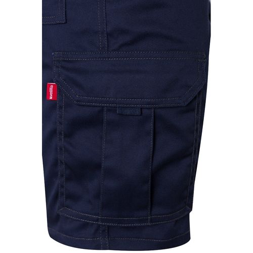 VL HEBE. Bermuda stretch, multipoches (240g/m²), en coton (46%), EME (38%) et polyester (16%)