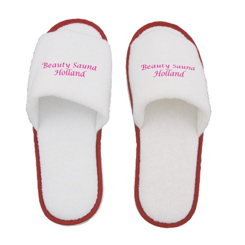Pair of slippers, open toe Pair of slippers, open toe