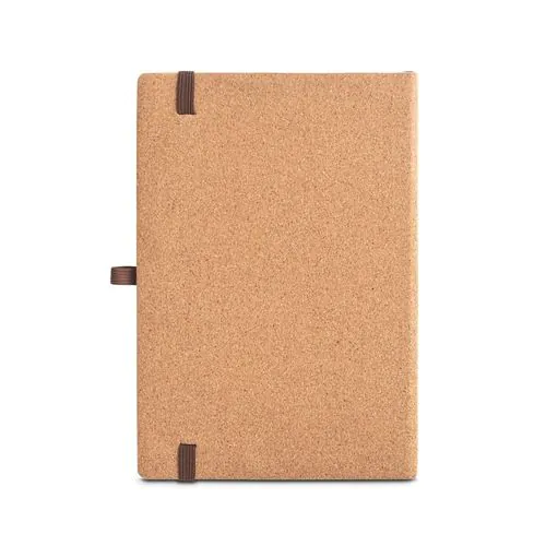 ORWELL. Carnet A5 en feuilles de bambou et de liège avec pages lignées