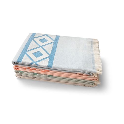 MALEK. Telo multifunzionale e da bagno (350g/m²) realizzato in cotone leggero e resistente (85%) e cotone riciclato (15%) MALEK. Telo multifunzionale e da bagno (350g/m²) realizzato in cotone leggero e resistente (85%) e cotone riciclato (15%)