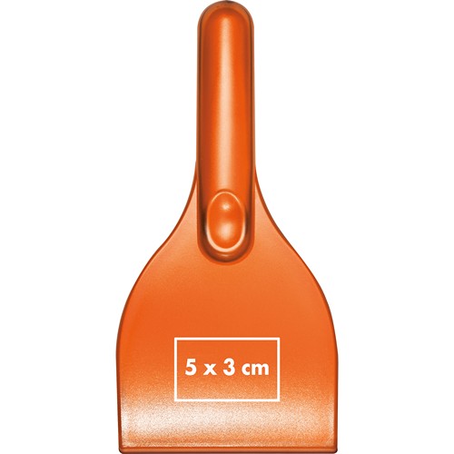 Rasca-hielos transparente.