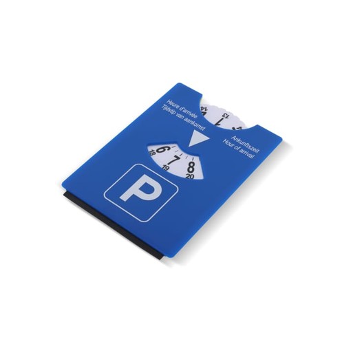 Disco di parcheggio raschiaghiaccio blu - verde