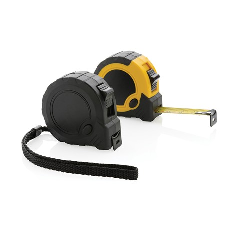 3m/16mm Maßband mit Stop-Taste aus RCS recycelt. Kunststoff 3m/16mm Maßband mit Stop-Taste aus RCS recycelt. Kunststoff