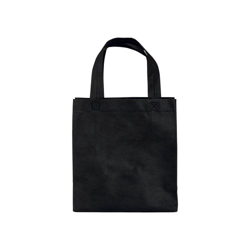 80 g/m2 non-woven fabric mini shopping bag with gusset and short handles