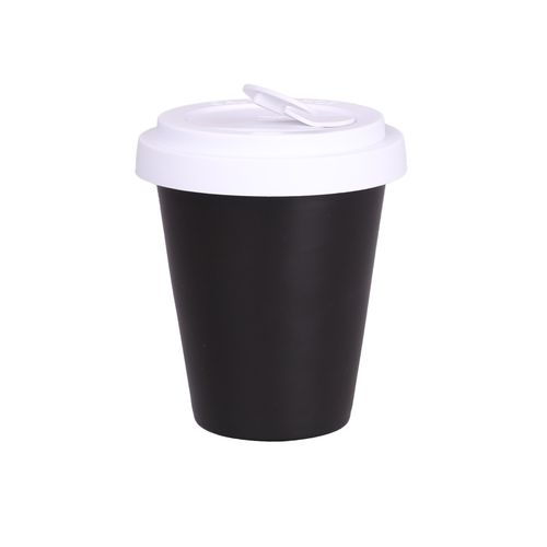 Beker Freedom Small Lock 200ml satijnzwart/wit