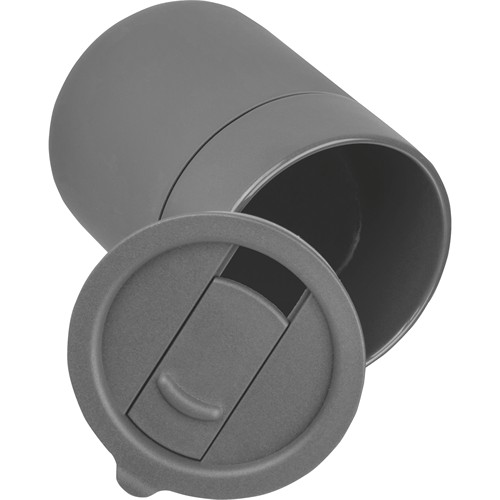 Drinkbeker van keramiek met een ommanteling van silicone, 340 ml