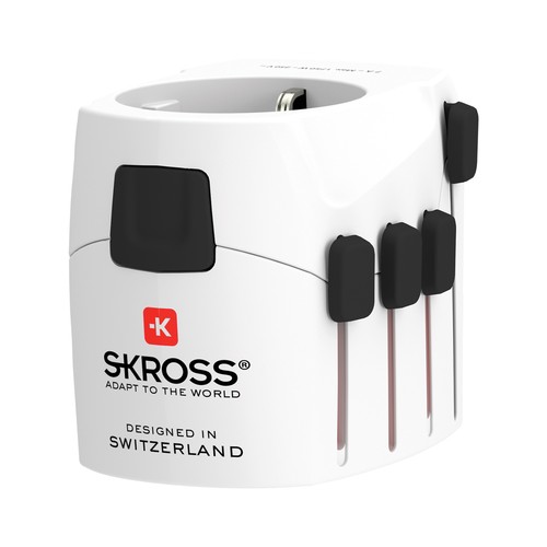 SKROSS Pro 3-Pole World Travel Adapter SKROSS Pro 3-Pole World Travel Adapter