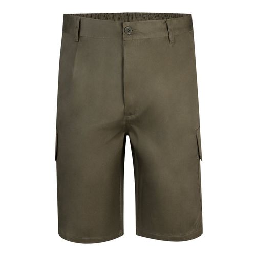 VL CHIONE. Bermuda sergé, multipoches (200g/m²), en coton (35%) et polyester (65%)