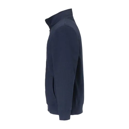 Unisex zipper sweatshirt made of 100% regenerated 280 g/m2 fabric