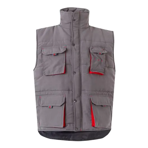 VL NERGAL. Padded vest, two-tone, multi-pocket (120g/m²), in polyester (100%) VL NERGAL. Padded vest, two-tone, multi-pocket (120g/m²), in polyester (100%)