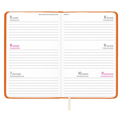 Weekly 2026 PU hard cover pocket diary Weekly 2026 PU hard cover pocket diary