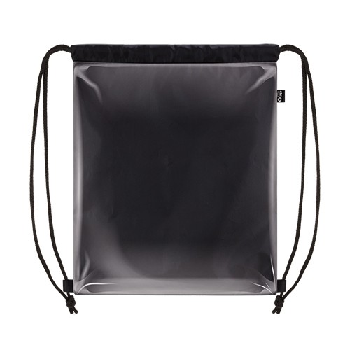 Drawstring backpack with one side made of RPET and Aconito Drawstring backpack with one side made of RPET and Aconito