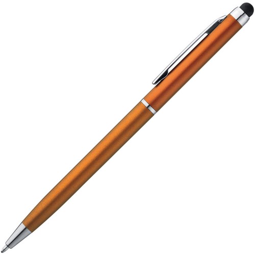 Plastic pen with touch function