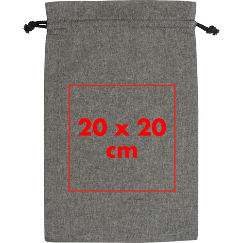 Bolsa de algodón reciclado Parksville Bolsa de algodón reciclado Parksville