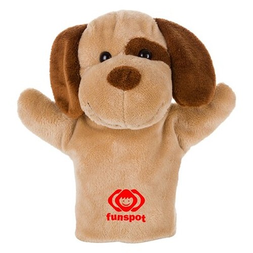 Plush dog, hand puppet | Obie Plush dog, hand puppet | Obie