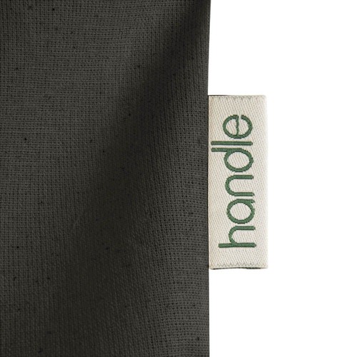 140 g/m2 organic cotton shopping bag, long handles