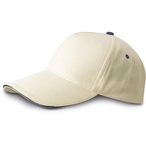5 PANEL SANDWICH CAP IN 100% COTTON