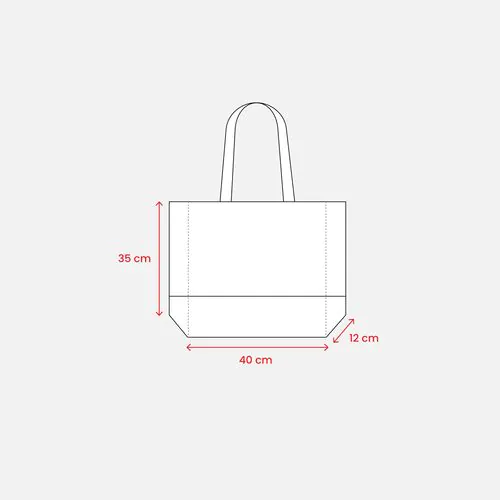 Bolsa bicolor de tejido sin tejer Bolsa bicolor de tejido sin tejer