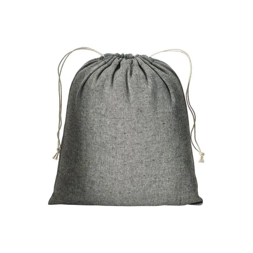 Mochila de algodón reciclado 150g / m2, 25 x 30 cm Mochila de algodón reciclado 150g / m2, 25 x 30 cm