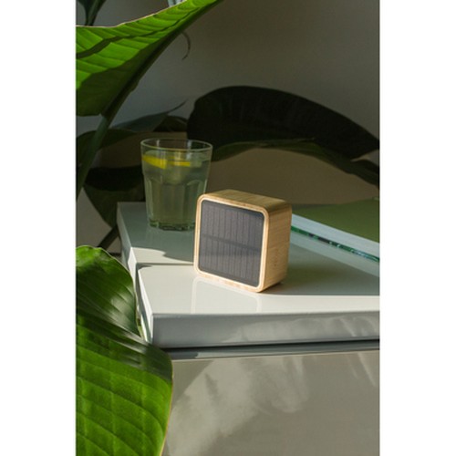 Bamboo wireless speaker 3W B'RIGHT, solar panel | Androwe Bamboo wireless speaker 3W B'RIGHT, solar panel | Androwe