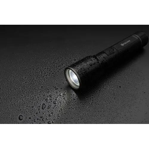 Linterna resistente recargable USB de aluminio reciclado RCS Linterna resistente recargable USB de aluminio reciclado RCS