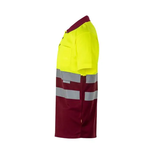 VL CUPID. Polo piqué bicolore (160g/m²) à manches courtes, en polyester (100%)